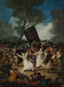 イワシの埋葬。 作： Francisco de Goya