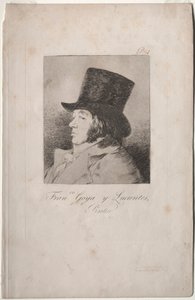 カプリチョス：ゴヤの肖像 作： Francisco de Goya