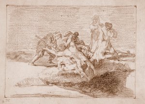 The Disasters of War : Charity (Preparation drawing) 作： Francisco de Goya
