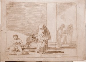 戦争の惨禍 : 健康と病気（描画 作： Francisco de Goya