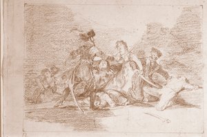 The Disasters of War : It is already too late (Preparation drawing) 作： Francisco de Goya