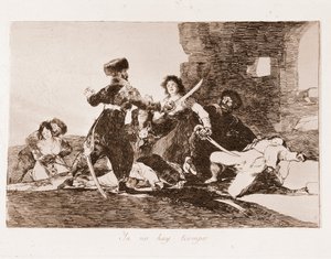 The Disasters of War : It is already too late (etching after drawing) 作： Francisco de Goya