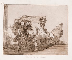 The Disasters of War : This is no less（下絵からのエッチング 作： Francisco de Goya