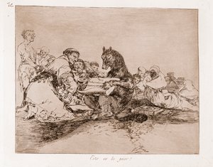 戦争の惨状：これは最悪だ（下絵からのエッチング 作： Francisco de Goya