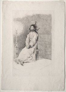絞首刑の男 作： Francisco de Goya