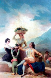 ブドウの収穫、1786-1787 作： Francisco de Goya