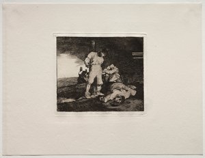 戦争の恐怖：そしてそれは仕方がない 作： Francisco de Goya