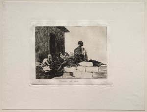 戦争の恐怖: 上訴は無駄に 作： Francisco de Goya
