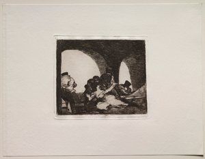 戦争の恐怖：存在する苦い。 作： Francisco de Goya