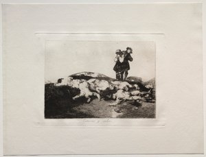 戦争の恐怖：それらを埋めて静かにしてください 作： Francisco de Goya