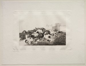 戦争の恐怖: さらに悪いことに 作： Francisco de Goya