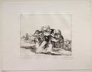 戦争の恐怖：すべてが混乱している 作： Francisco de Goya