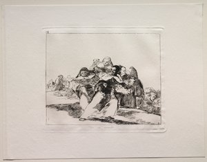 戦争の恐怖：すべてはトプシー・タービー。 作： Francisco de Goya