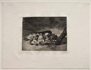 戦争の恐怖: 死者の収穫 作： Francisco de Goya