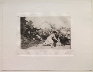 戦争の恐怖：私はそれを見た 作： Francisco de Goya