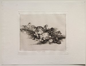 戦争の恐怖：それは常に起こります。 作： Francisco de Goya