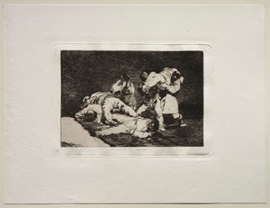 戦争の恐怖：それは同じだろう。 作： Francisco de Goya
