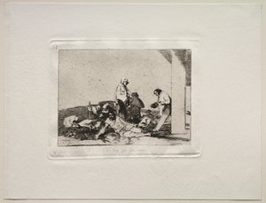 戦争の恐怖: 叫んでも無駄だ 作： Francisco de Goya
