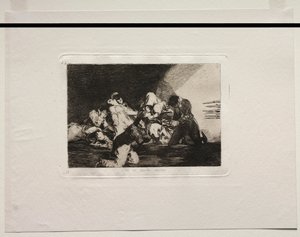 戦争の恐怖：一つのカントルック。 作： Francisco de Goya