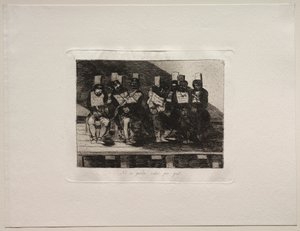 戦争の恐怖: 理由がわからない 作： Francisco de Goya
