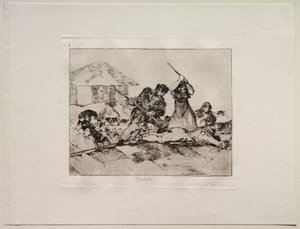 戦争の恐怖: ラブル 作： Francisco de Goya