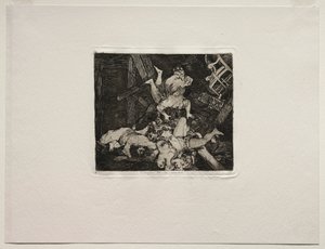 戦争の恐怖: 戦争の荒廃 作： Francisco de Goya