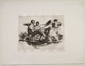 戦争の恐怖：正しいか間違っているか。 作： Francisco de Goya