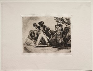 戦争の恐怖：それはタフです！ 作： Francisco de Goya