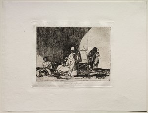 戦争の恐怖：健康な人と病気の人 作： Francisco de Goya