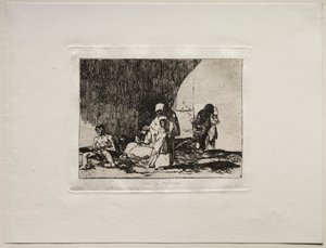 戦争の恐怖：健康と病気。 作： Francisco de Goya