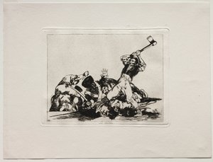 The Horrors of War: The Same. 作： Francisco de Goya
