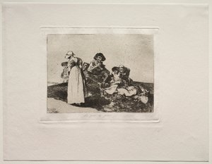 戦争の恐怖：最悪のことは乞うことです。 作： Francisco de Goya