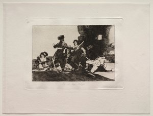 戦争の恐怖：今は時間がありません 作： Francisco de Goya