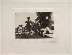 戦争の恐怖：時間はありません。 作： Francisco de Goya