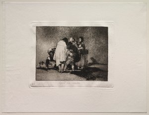 戦争の恐怖：なすべきことは何もなく、彼は死にました。 作： Francisco de Goya