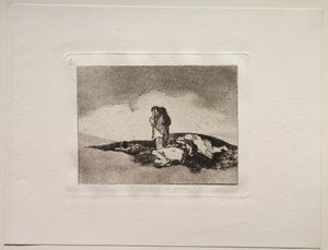 戦争の恐怖：助けてくれる人はいません。 作： Francisco de Goya