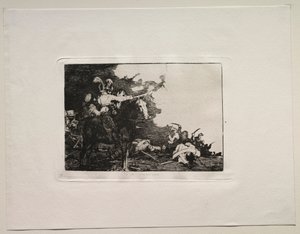 戦争の恐怖：彼らは同意しません。 作： Francisco de Goya