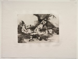 戦争の恐怖：彼らはそれらを利用します。 作： Francisco de Goya