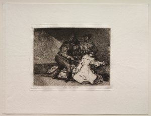 戦争の恐怖：これは悪い 作： Francisco de Goya