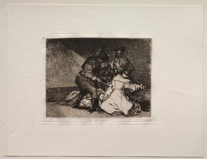 戦争の恐怖：これは悪い。 作： Francisco de Goya