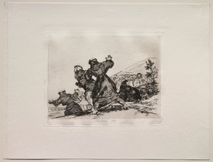戦争の恐怖：これも。 作： Francisco de Goya