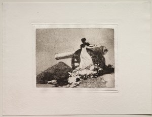 戦争の恐怖：勇気とは！ 作： Francisco de Goya