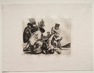 戦争の恐怖：これ以上何ができるか。 作： Francisco de Goya