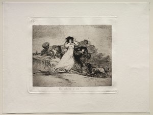 戦争の恐怖: この騒ぎは何ですか? 作： Francisco de Goya