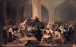 異端審問裁判所 作： Francisco de Goya