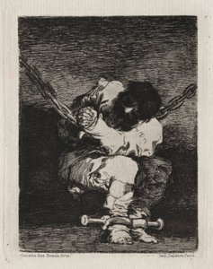 小さな囚人 作： Francisco de Goya