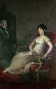 マルケサデビジャフランカ、夫を描く1804 作： Francisco de Goya
