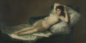 裸のマジャ、c。 1797-1800