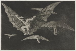箴言：飛ぶ方法 作： Francisco de Goya