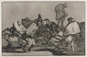 ことわざ：カーニバルの愚かさ 作： Francisco de Goya